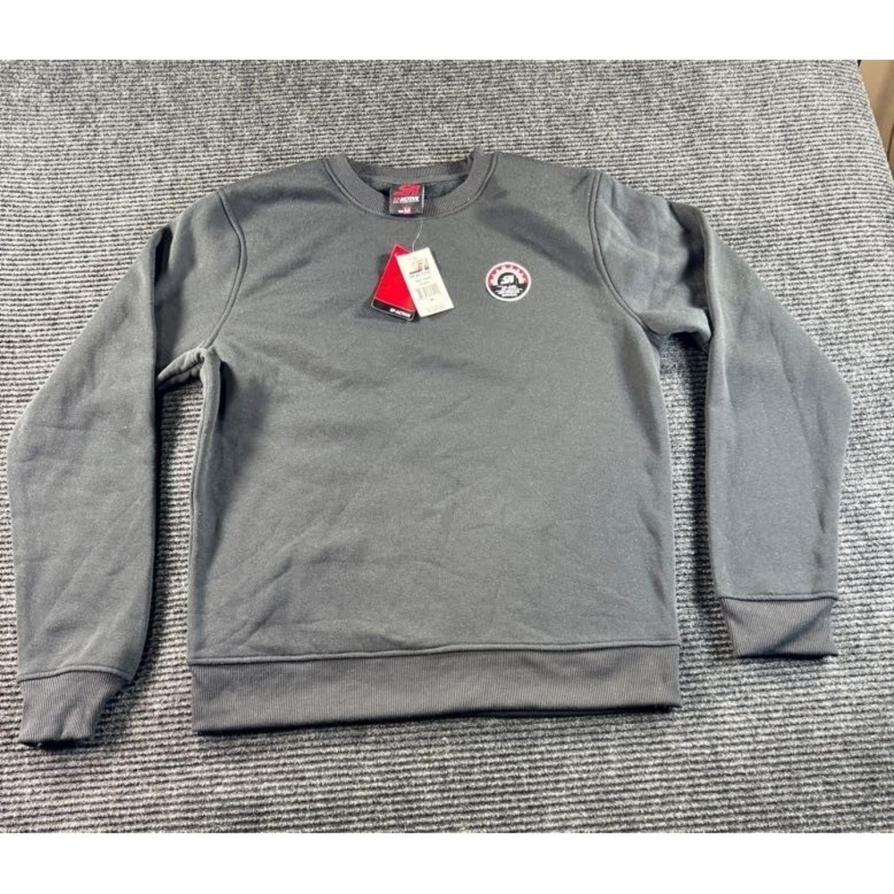 SP Active Gray Crewneck Sweatshirt Mens Medium WarmCore Fleece NWT